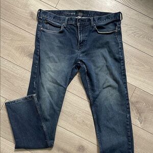 Marc Anthony Blue Slim Jeans with Subtle Fading 34x32